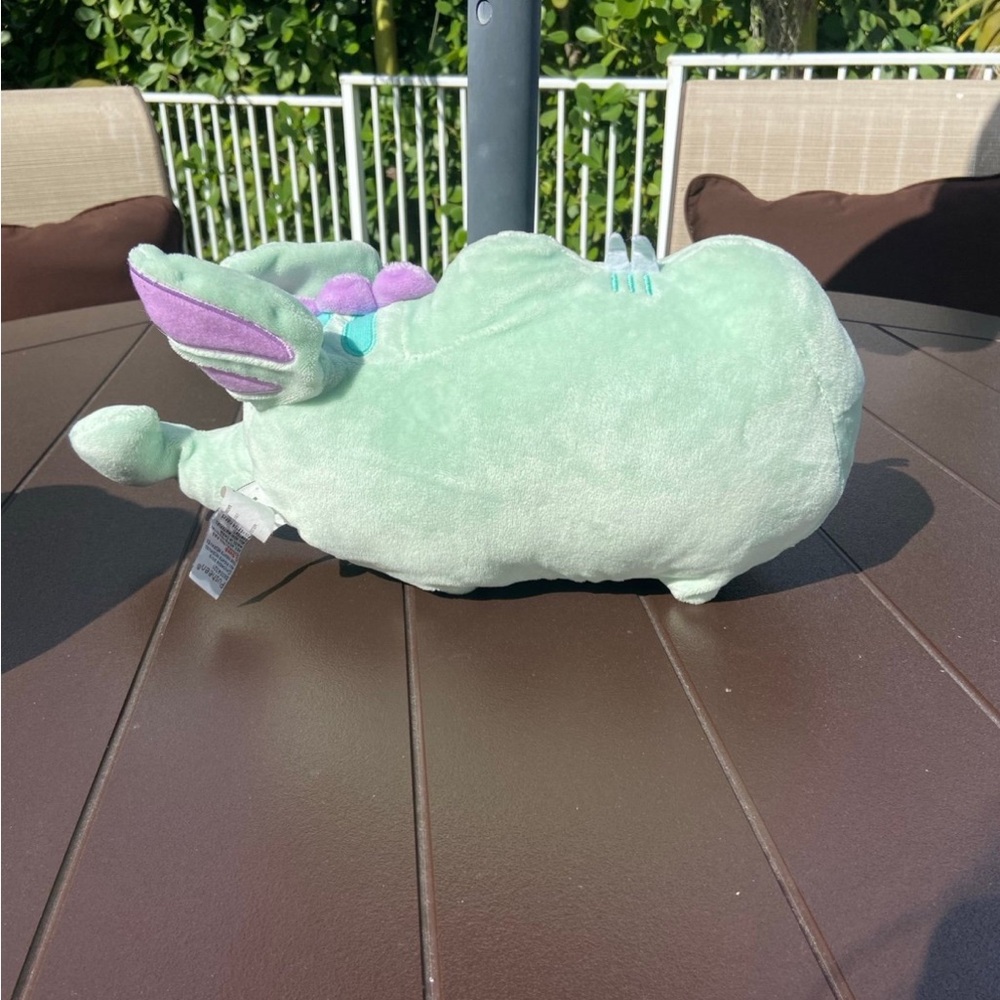 GUND Pusheen Dragonsheen Squeezer Wing Movement Stuffed Cat Dragon, Green - Picture 3 of 10